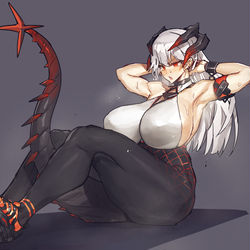 This is a pixiv picture whose title is 少々でかすぎるアークナイツ.