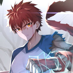 This is a pixiv picture whose title is ───倒していいな、イリヤ.