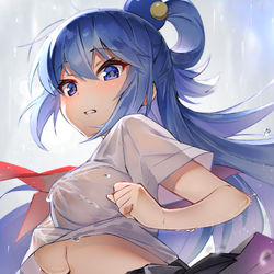 This is a pixiv picture whose title is セーラーアクア様.