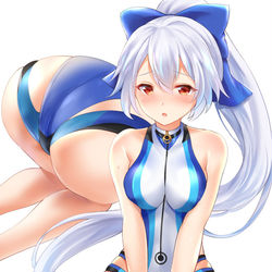 This is a pixiv picture whose title is 水着巴御前.