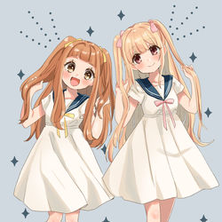 This is a pixiv picture whose title is ハーフツインあんになちゃん！.