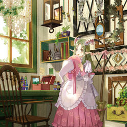 This is a pixiv picture whose title is 見習い魔女のお部屋.
