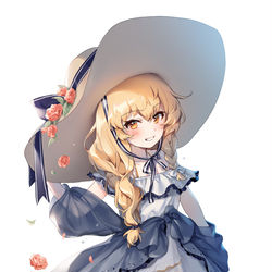 This is a pixiv picture whose title is 夏服魔理沙ちゃん.