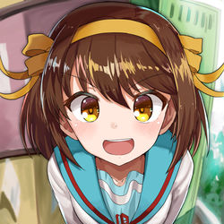 This is a pixiv picture whose title is キョン！あんた、暇よね！？.