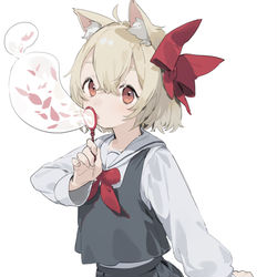 This is a pixiv picture whose title is ルーミア.