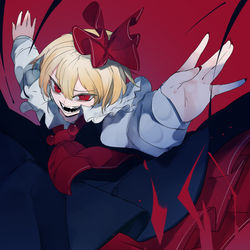 This is a pixiv picture whose title is 今月のルーミア.