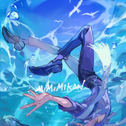 This is a pixiv picture whose title is Under the Sea.