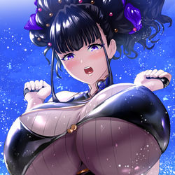 This is a pixiv picture whose title is 水着紫式部.