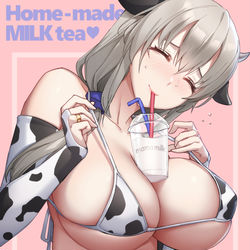 This is a pixiv picture whose title is homemade milk tea♥.