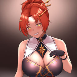 This is a pixiv picture whose title is Night with Himeko.