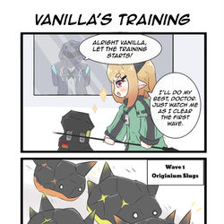This is a pixiv picture whose title is Vanilla's Training.