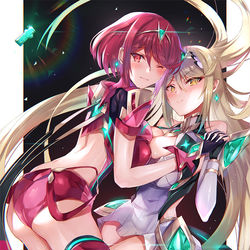 This is a pixiv picture whose title is ホムラ＆ヒカリ.
