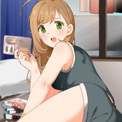 This is a pixiv picture whose title is 佐藤とおうちデート.