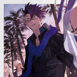 This is a pixiv picture whose title is 尊い夏.