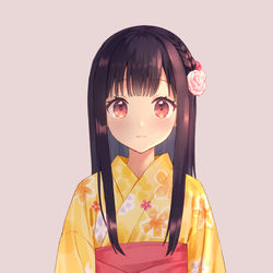 This is a pixiv picture whose title is 浴衣🎆.