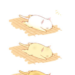 This is a pixiv picture whose title is こんがりねこ.