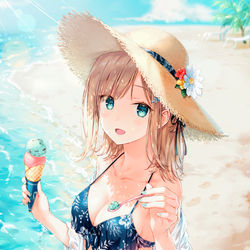 This is a pixiv picture whose title is Sweet Summer.