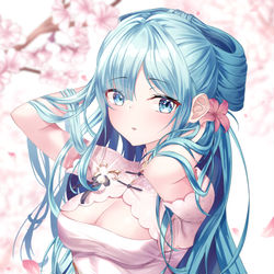 This is a pixiv picture whose title is 初音ミク.