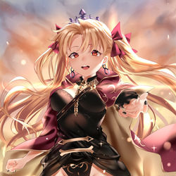 This is a pixiv picture whose title is Ereshkigal.
