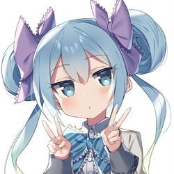This is a pixiv picture whose title is ぶい.