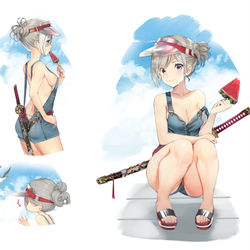 This is a pixiv picture whose title is 練習.