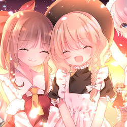 This is a pixiv picture whose title is 紅霧のあとに.