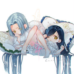 This is a pixiv picture whose title is つぼみのふゆごもり.