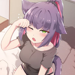 This is a pixiv picture whose title is grooming.