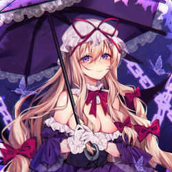 This is a pixiv picture whose title is 紫.