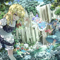 This is a pixiv picture whose title is 幻想郷の夏遊び.