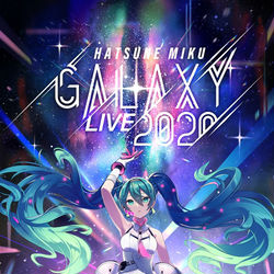 This is a pixiv picture whose title is 初音ミク GALAXY LIVE 2020.