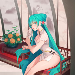 This is a pixiv picture whose title is =.=.