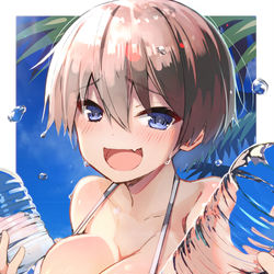 This is a pixiv picture whose title is 「だらしないッスよ！先輩！」.