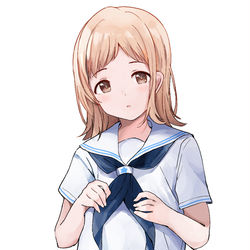 This is a pixiv picture whose title is 櫻木真乃.