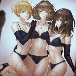This is a pixiv picture whose title is スタジオ撮影.