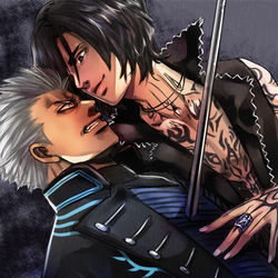 This is a pixiv picture whose title is お前と　俺は　一つだ！（グサァーッ）.