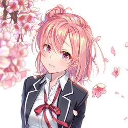 This is a pixiv picture whose title is 由比ヶ浜結衣.