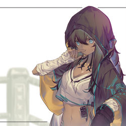 This is a pixiv picture whose title is 燧石.
