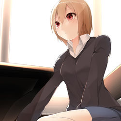 This is a pixiv picture whose title is 授業中にコッソリ….