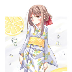 This is a pixiv picture whose title is 涼.
