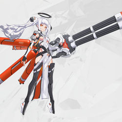 This is a pixiv picture whose title is Gatling.