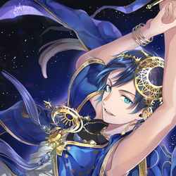 This is a pixiv picture whose title is 星に願いを.