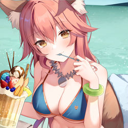This is a pixiv picture whose title is 狐.