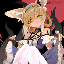 This is a pixiv picture whose title is 还不张嘴.