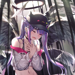 This is a pixiv picture whose title is Fallen angel.