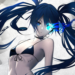 This is a pixiv picture whose title is ブラック★ロックシューター.
