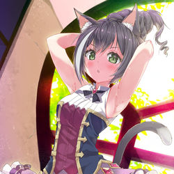 This is a pixiv picture whose title is キャルちゃんとお掃除タイム.