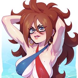 This is a pixiv picture whose title is 21's Summer.