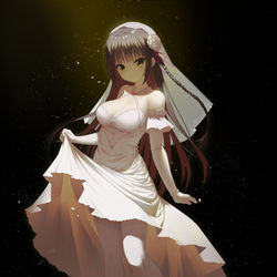 This is a pixiv picture whose title is ナツメ　ウェディング.