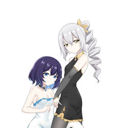 This is a pixiv picture whose title is 布洛妮娅 x 希儿.
